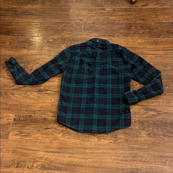 J.Crew Mercantile Men's 100% Cotton Slim Gingham-Plaid Flannel Shirt, Sz. XS. - Picture 5 of 7